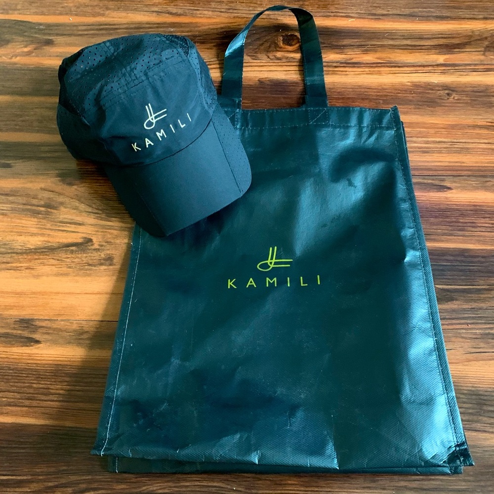 Kamili Activewear Vented Hat and Reusable Bag
